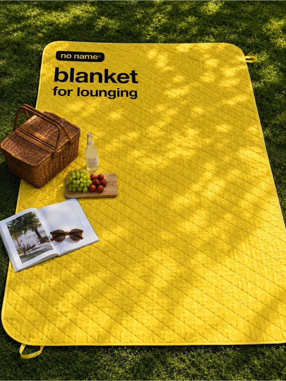no name blanket for lounging VIRAL YELLOW CANADA EXCLUSIVE ! NWT